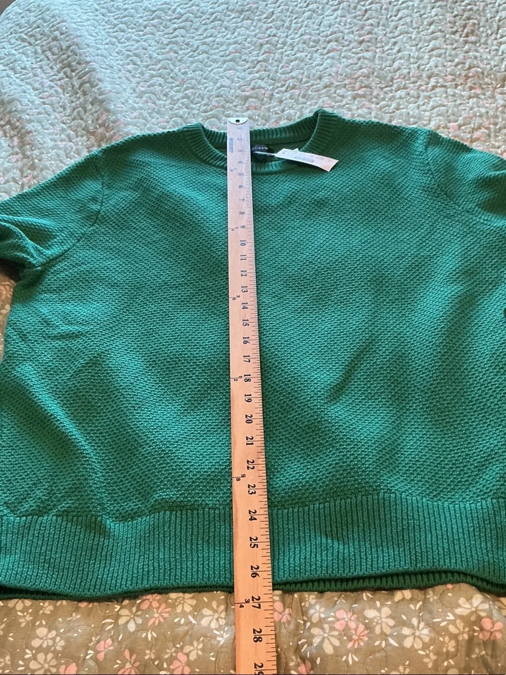 J. Crew Men's Crewneck Sweater — Textured Knit Comfort M NWT